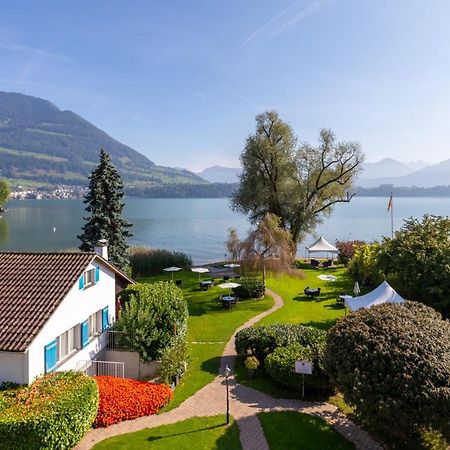 Swiss-Chalet Merlischachen - Romantik Schloss-Hotel Am See Küssnacht Exteriér fotografie