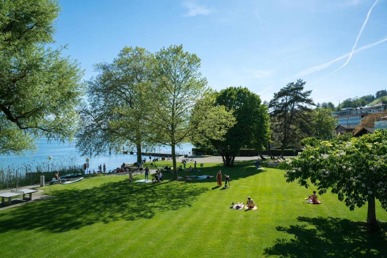 Swiss-Chalet Merlischachen - Romantik Schloss-Hotel Am See Küssnacht Exteriér fotografie